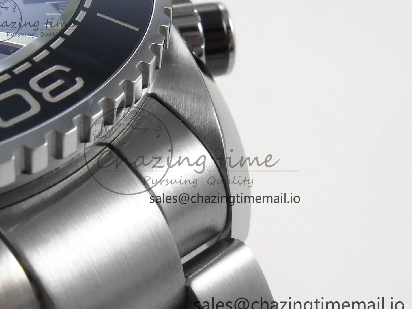 0125 FreshLook Planet Ocean Master Chronometer 600M 45.5mm SS SCF 1:1 Best Edition Black Bezel Black Dial on SS Bracelet A9900 Super Clone 7675